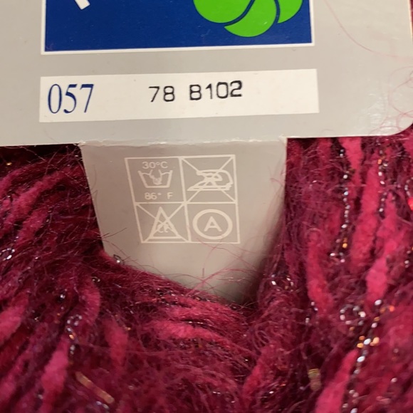 PHILDAR Maritza yarn lot of 7 skeins cotton/poly/mohair blend, made in France - Picture 6 of 6